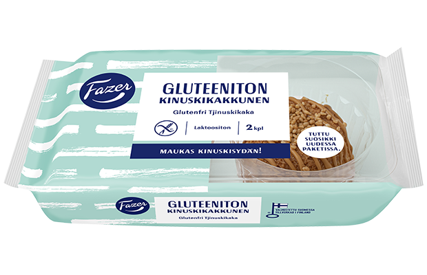 Fazer Gluteeniton Kinuskikakkunen 2kpl 150g
