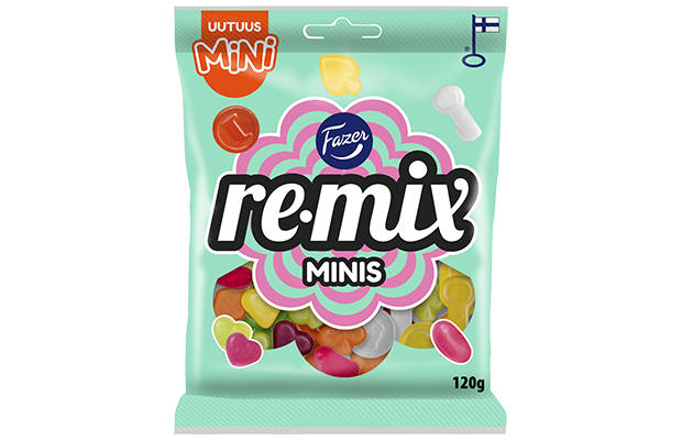 Remix Mini Minis karkkipussi 120g