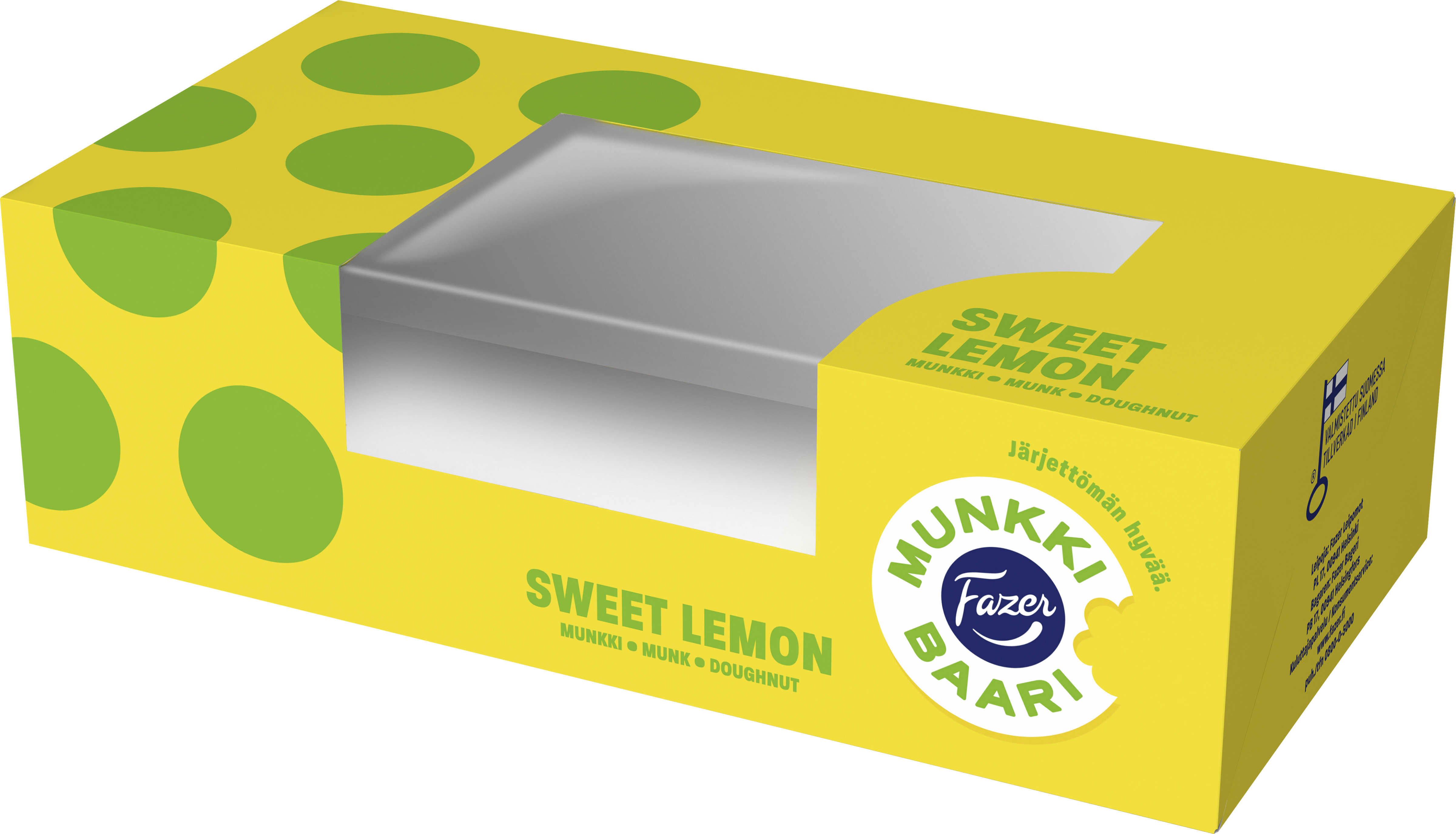 100 x Fazer Sweet Lemon -munkki 2kpl -rasia