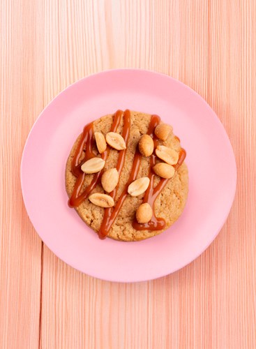 Suolapähkinä-kinuskicookie