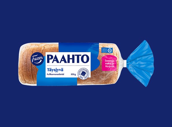 Uudistunut Fazer Paahto Täysjyvä