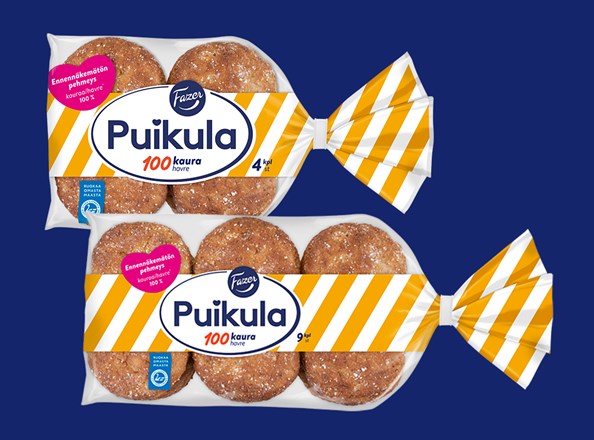 Fazer Puikula 100Kaura uudistuu