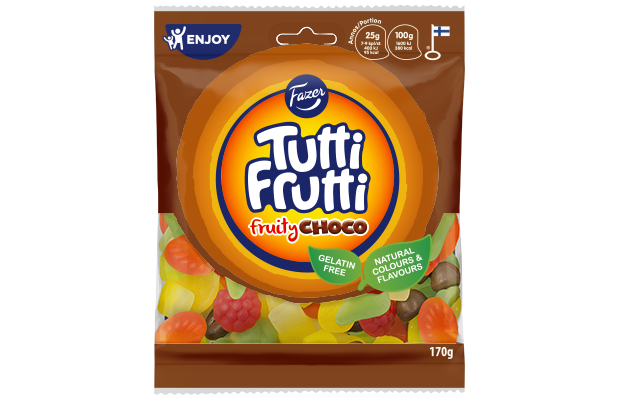 Tutti Frutti Fruity Choco 170 g