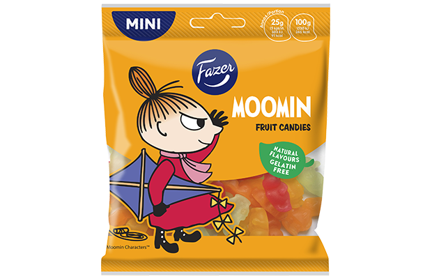 Fazer Moomin fruit sweets 80 g