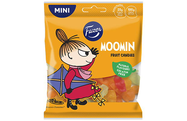 Fazer Moomin hedelmämakeisia 80 g