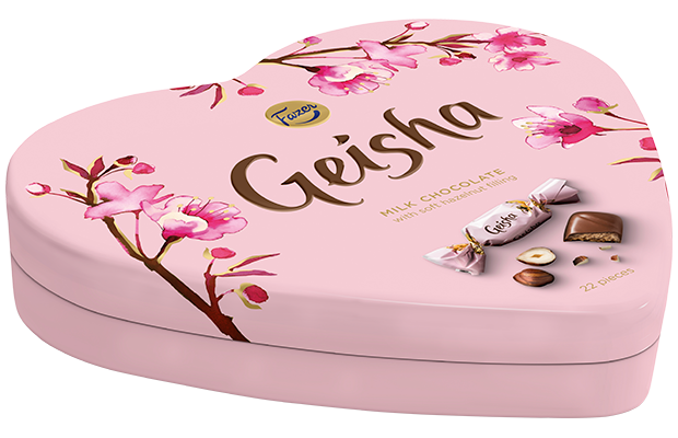 Geisha 158 g suklaakonvehteja peltirasiassa