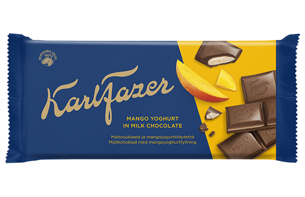 Karl Fazer Mango Yoghurt chocolate tablet 121g