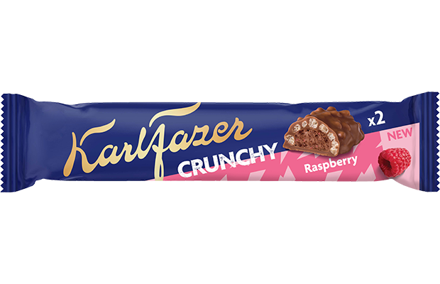 Karl Fazer Crunchy Raspberry chocolate bar50g