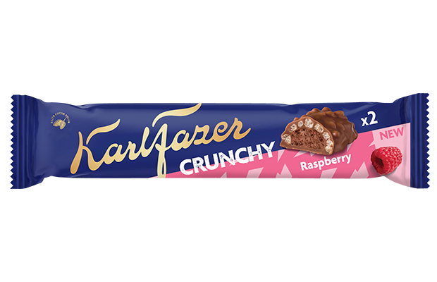 Karl Fazer Crunchy Vadelma suklaapatukka 50g
