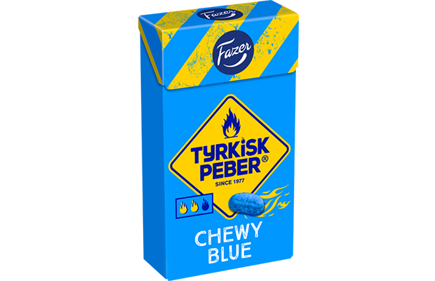 Tyrkisk Peber Chewy Salty Liquorice pastille 38g