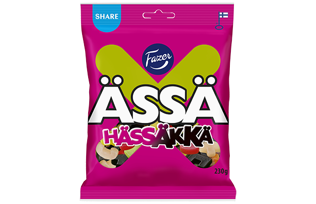 Ässä Hässäkkä karkkipussi 230g