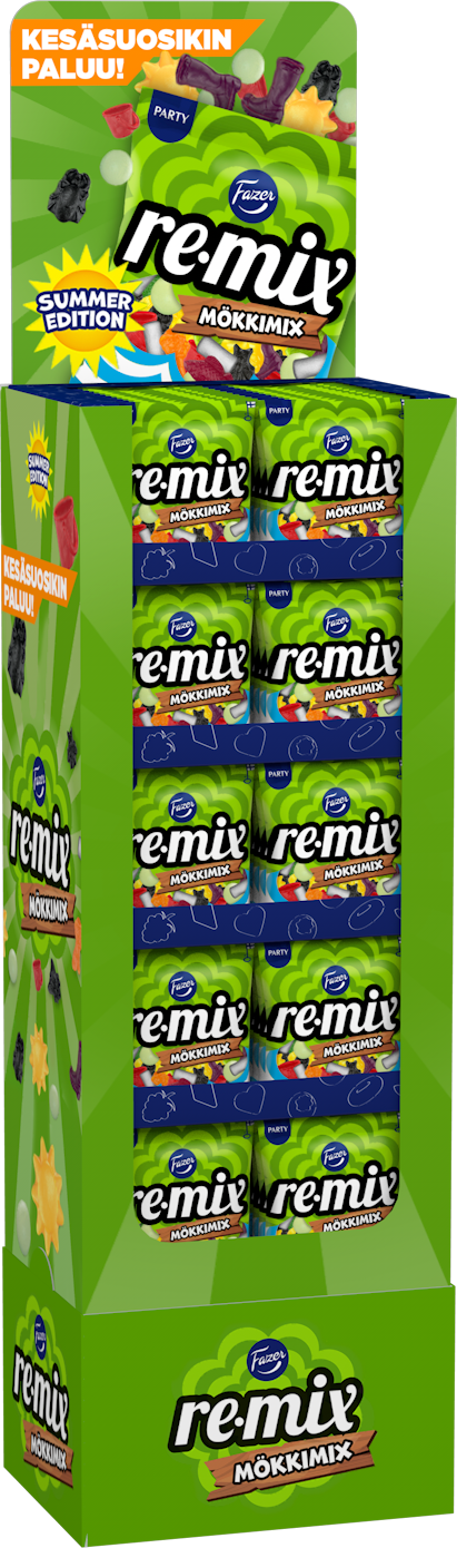 Remix Mökkimix karkkipussi 300gx60 DSP