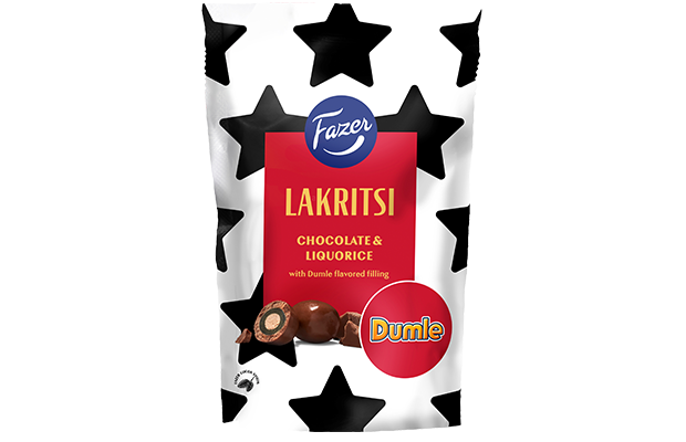 Lakritsi Choco Dumle karkkipussi 135g