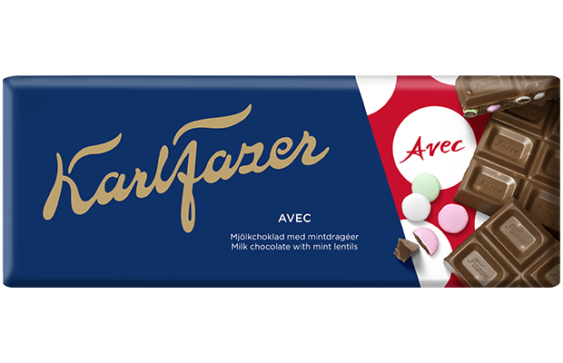Karl Fazer Avec 180g chocolate tablet