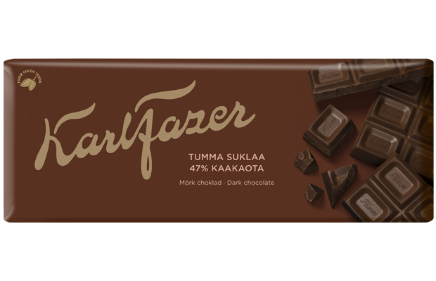 Karl Fazer tumma suklaalevy 180g