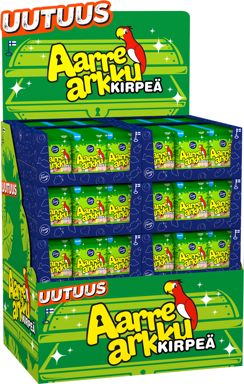 Aarrearkku Kirpeä karkkipussi 220gx216 PL
