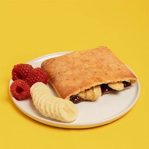 Banaani-nutellatasku