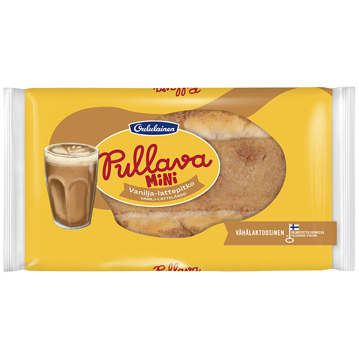 Oululainen Pullava Mini Vanilja-lattepitko 250g