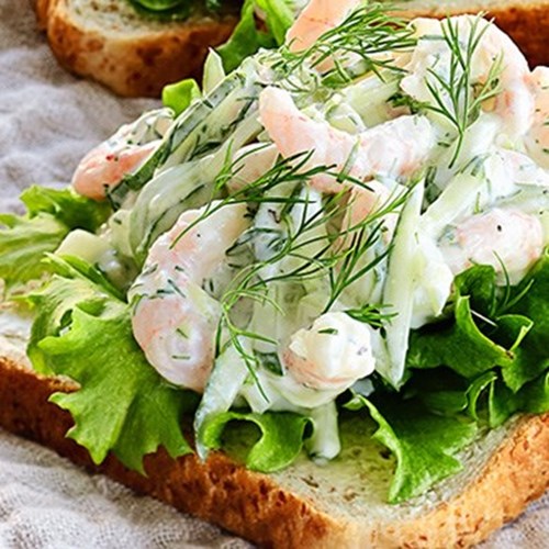 Kreikkalainen katkarapuleipä