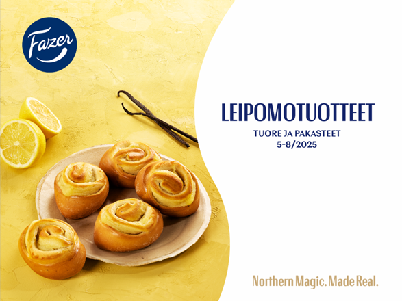 Leipomotuotteiden tuotekuvasto 5-8/2025