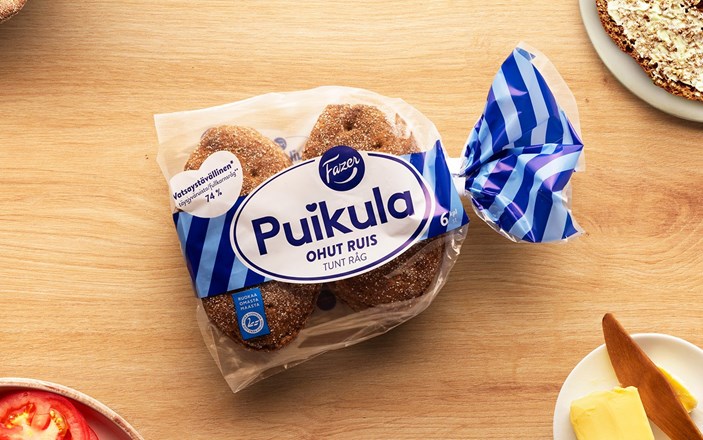 Fazer Puikula Ohut Ruis on voittanut arvostetun Suomalainen elintarvikeinnovaatio -palkinnon vuoden 2026 Ruokamessuilla Helsingin Messukeskuksessa.