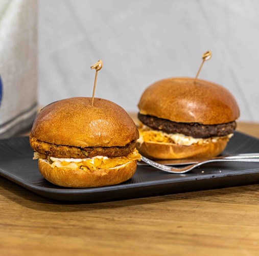 Korea Burger Fazer Briossi hampurilaissämpylästä