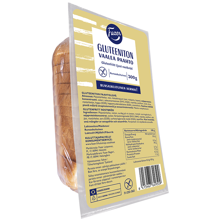 Fazer Gluteeniton Vaalea paahto 300g