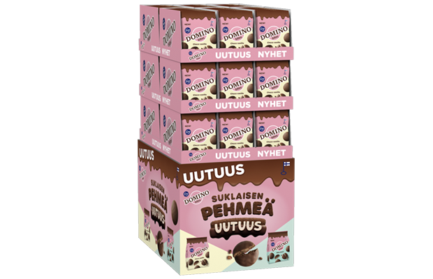 Domino Bites Choco Vanilla herkuttelukeksi 185g x96 VL