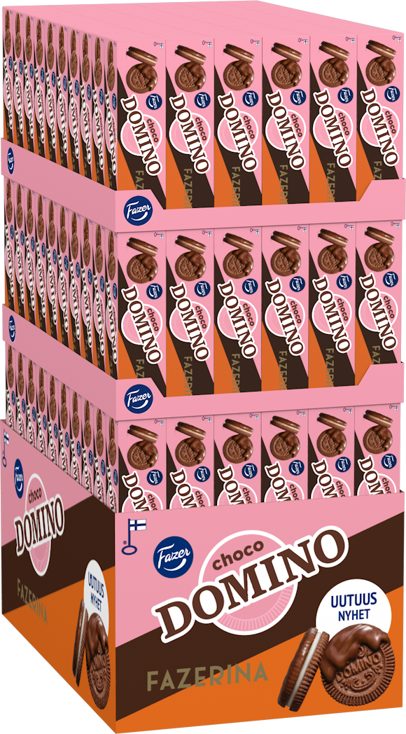 Domino Choco Fazerina biscuit 180g x 180 QP
