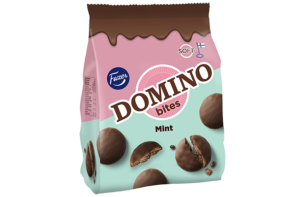 Domino Bites Mint indulgent biscuits 174g