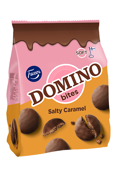 Domino Bites Salty Caramel indulgent biscuits 174g
