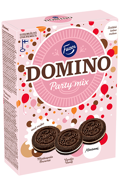 Domino Party Mix biscuit assortment 525g