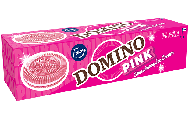 Domino Pink täytekeksi 175 g