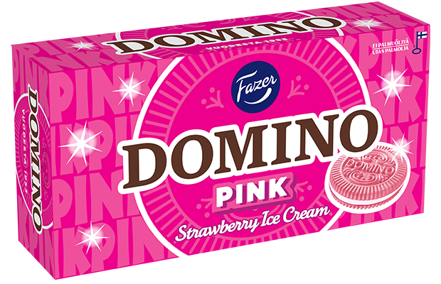 Domino Pink täytekeksi 350 g