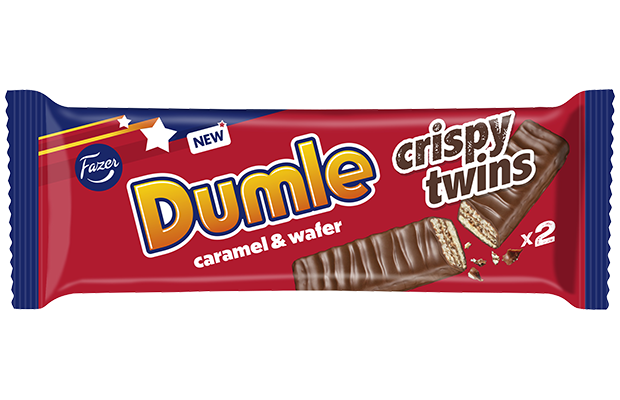 Dumle crispy twins chocolate bar 40g