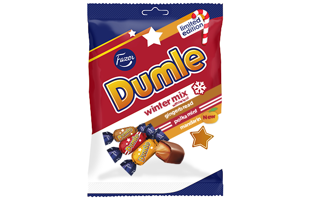 Dumle winter mix karkkipussi 180g