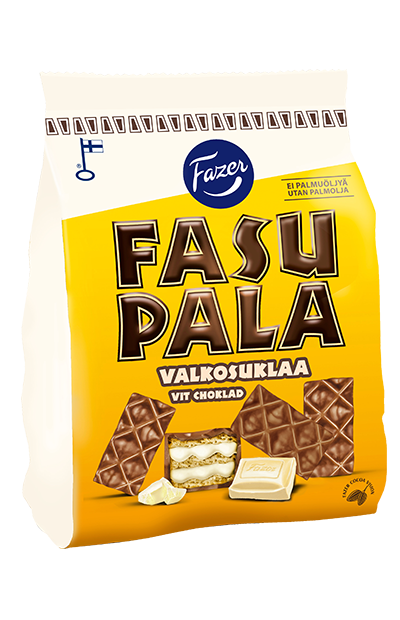 Fasupala White Chocolate wafer biscuit 199g