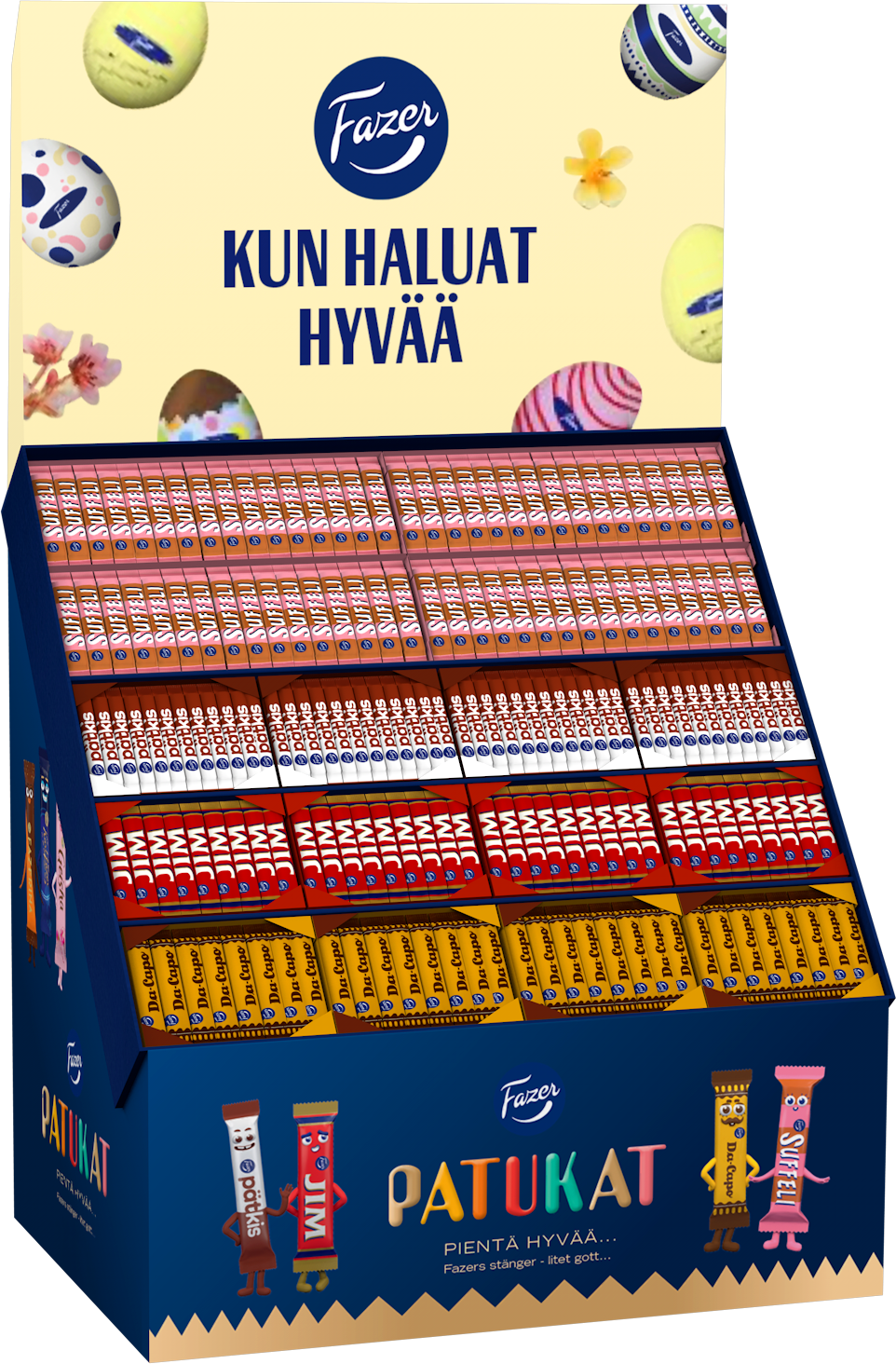 Fazer chocolate bars 14-21gx1160 4var MixHP