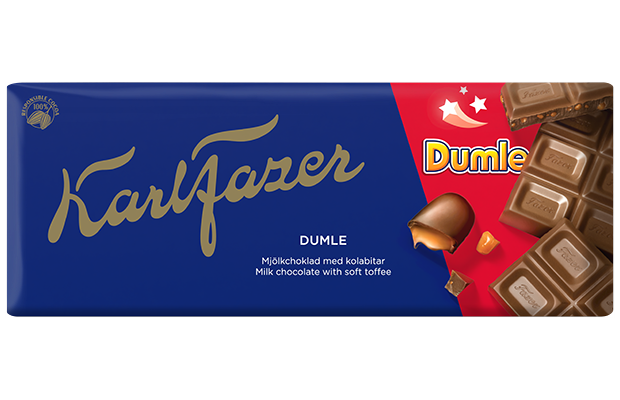 Karl Fazer Dumle chocolate tablet 180 g