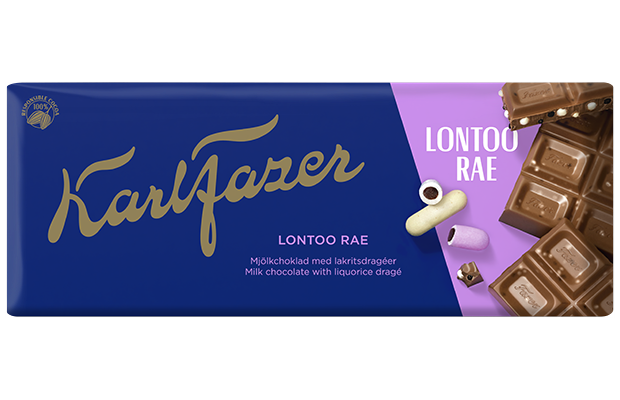 Karl Fazer Liquorice dragee chocolate tablet 180 g
