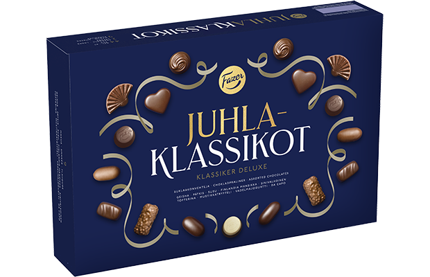 Juhlaklassikot chocolate pralines box 380g