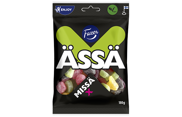 Ässä Missä X wine gums fruit and liquorice 180 g