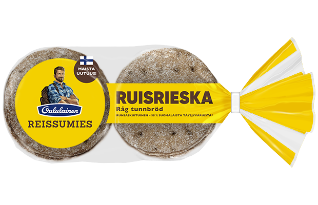 Oululainen Reissumies Thin rye bread 6pcs 270g