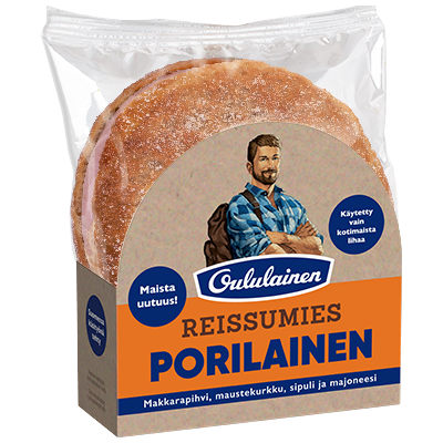 Oululainen Reissumies Porilainen Filled oat bread 190g