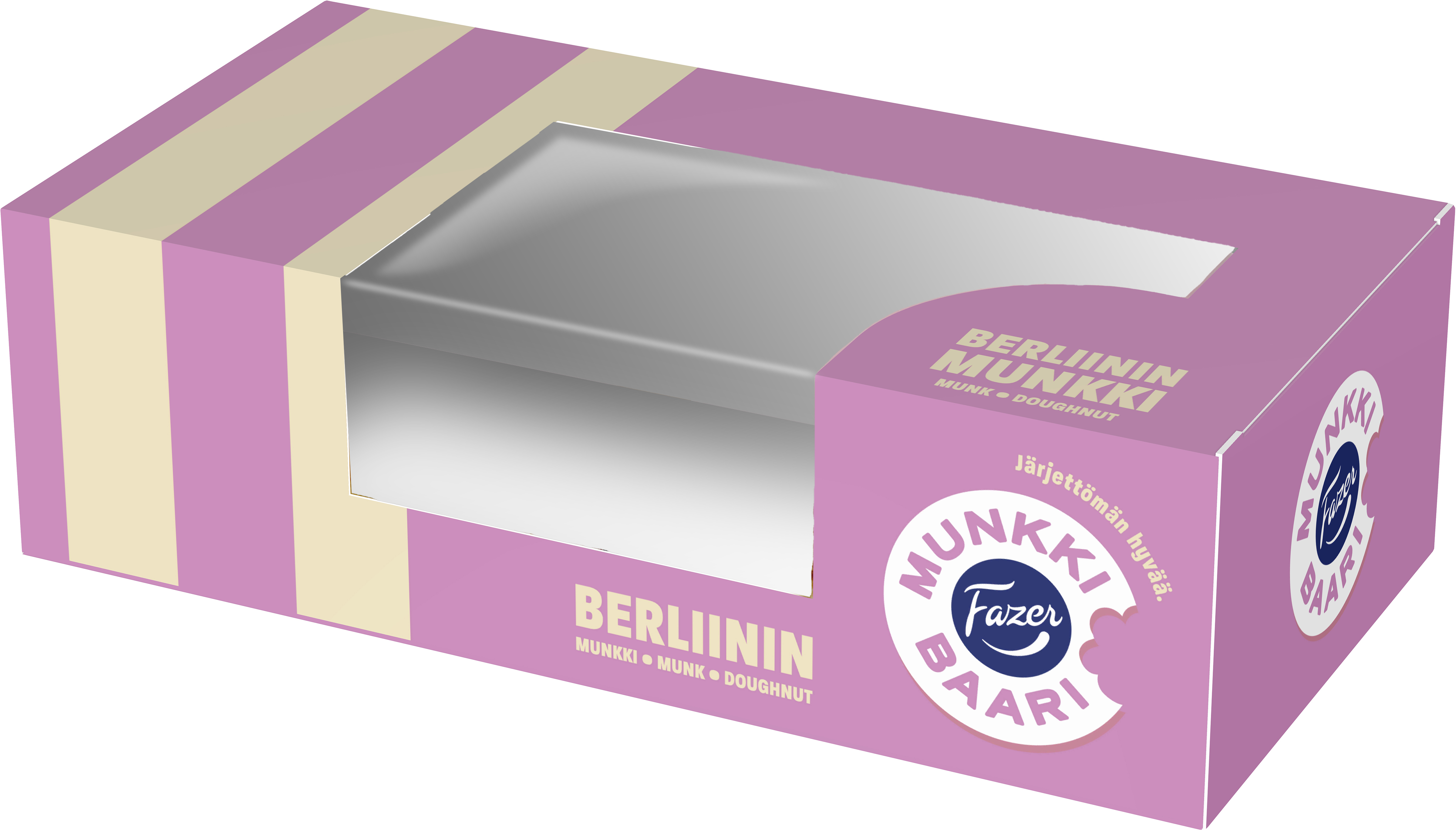 250 x Fazer Berliner doughnut 2pcs box