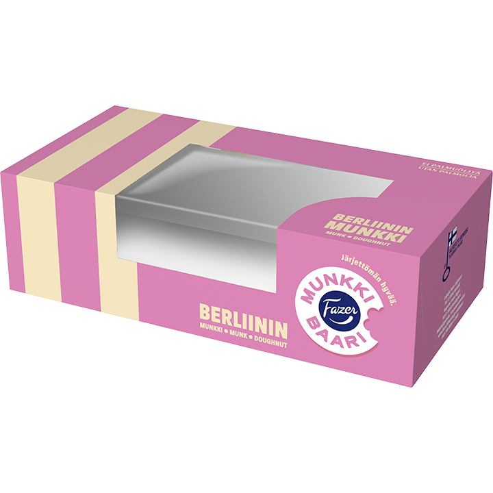 250 x Fazer Berliner doughnut 2pcs box