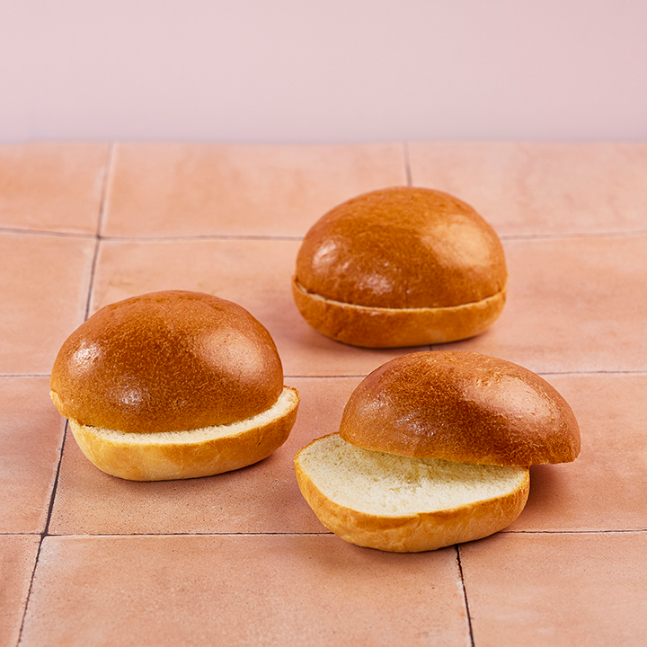 Fazer Brioche Burger bun 24 x 80g