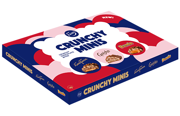 Fazer Crunchy Minis suklaakonvehteja 148g