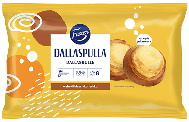 8 x Fazer Dallaspulla 6kpl 582g, pakaste