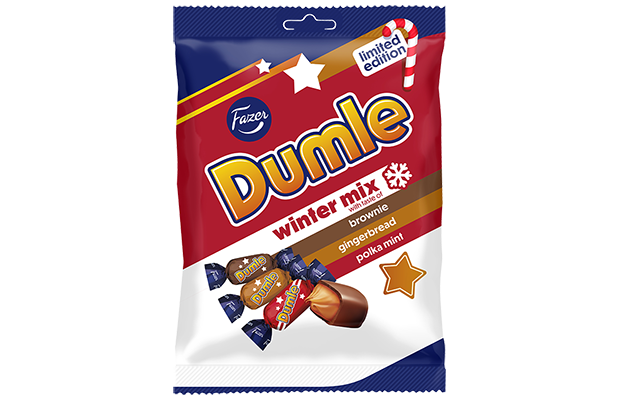 Dumle winter mix karkkipussi 180g